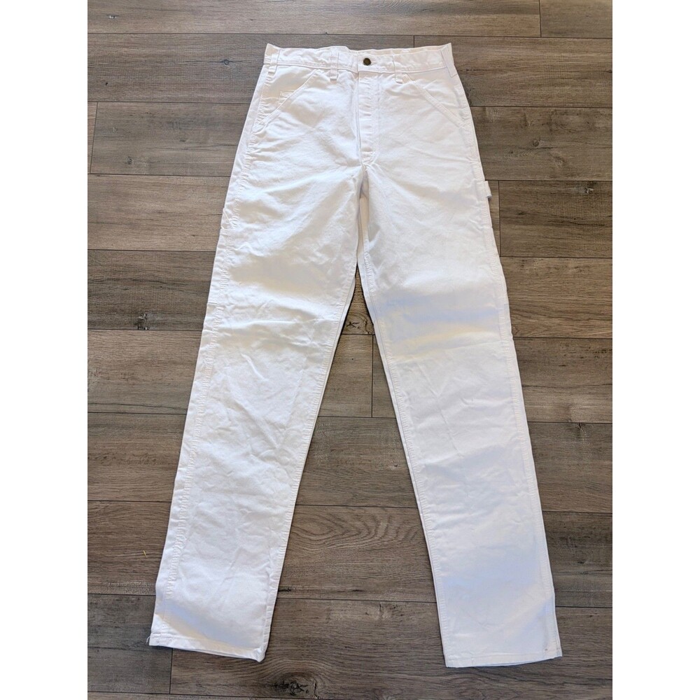 Stan Ray Painter Pants Mens 32 x 36 Vintage Utility White USA Made Work 80s KWAL